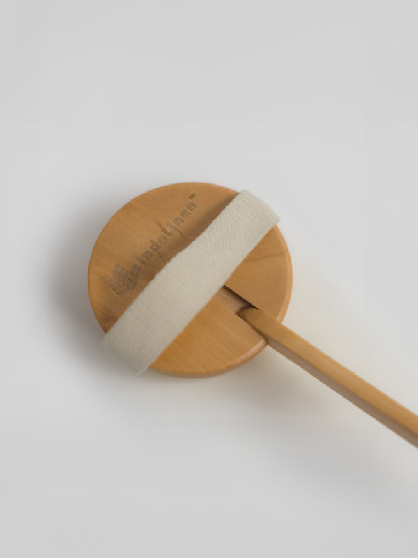 Long Handle Bath Brush - Natural