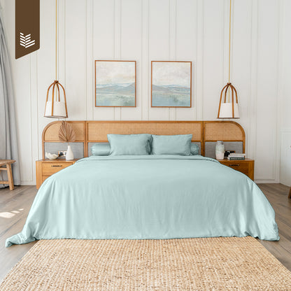 Bamboo Lyocell Complete Bed Set - Baby Blue