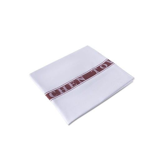 Kitchen Towel Stripe - White Brown