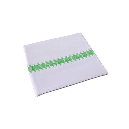 Kitchen Towel Stripe - White Green