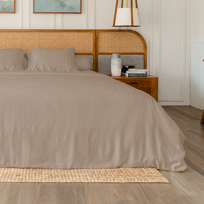 Bed Set Standard 100% Cotton Simply Taupe