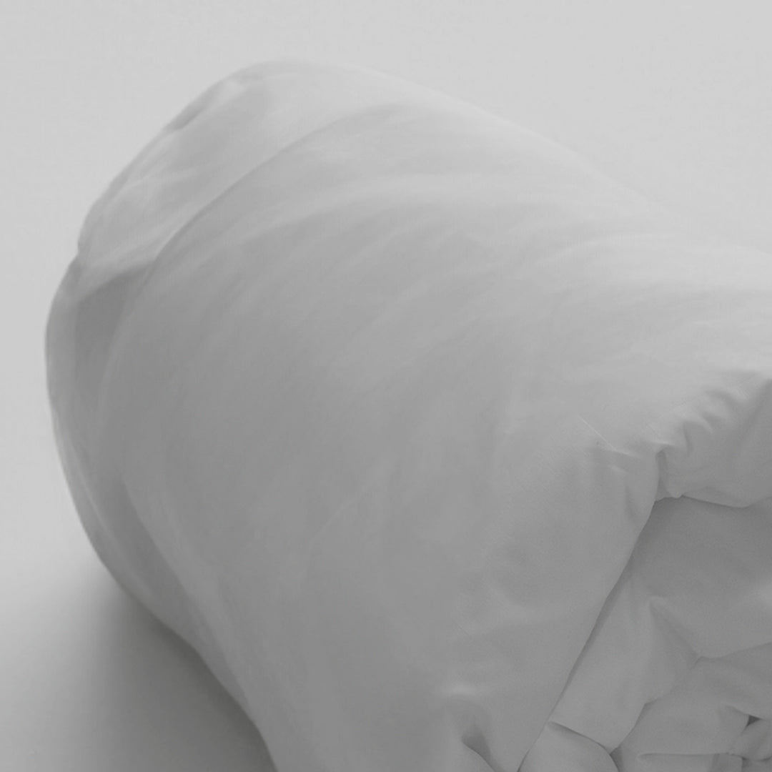 Duvet Cover TC 400 Plain White 100% Cotton