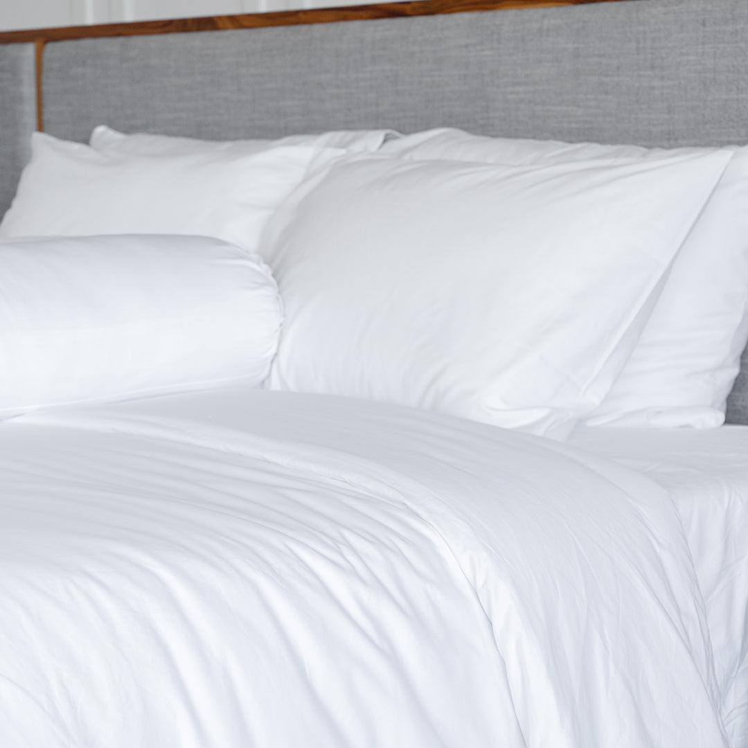 Duvet Cover TC 200 Plain White 100% Cotton