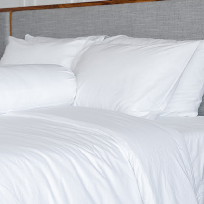 Duvet Cover TC 200 Plain White 100% Cotton